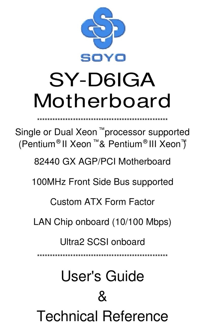 SOYO SY-D6IGA Users guide and technical reference