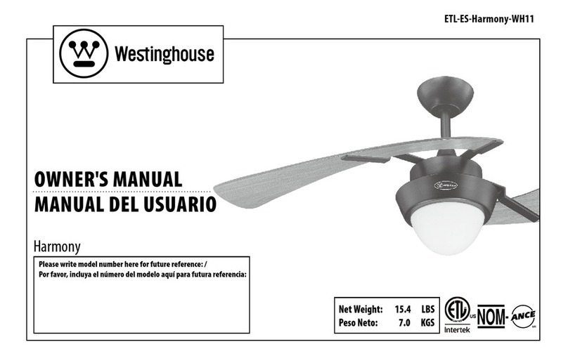 Westinghouse ETL-ES-Harmony-WH11 owner's manual