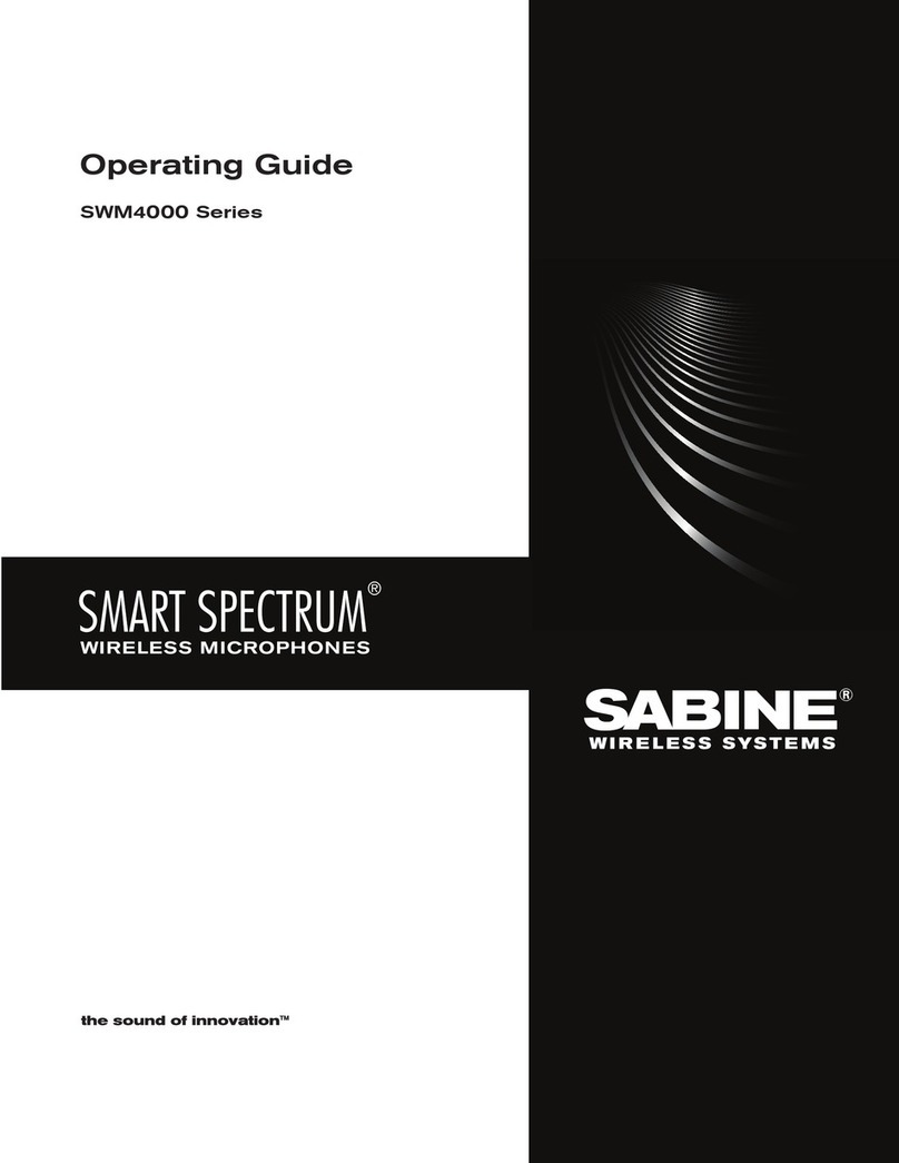 SABINE SWM4000 Series User manual