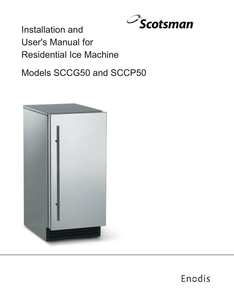 Scotsman SCCG50 Enodis User manual