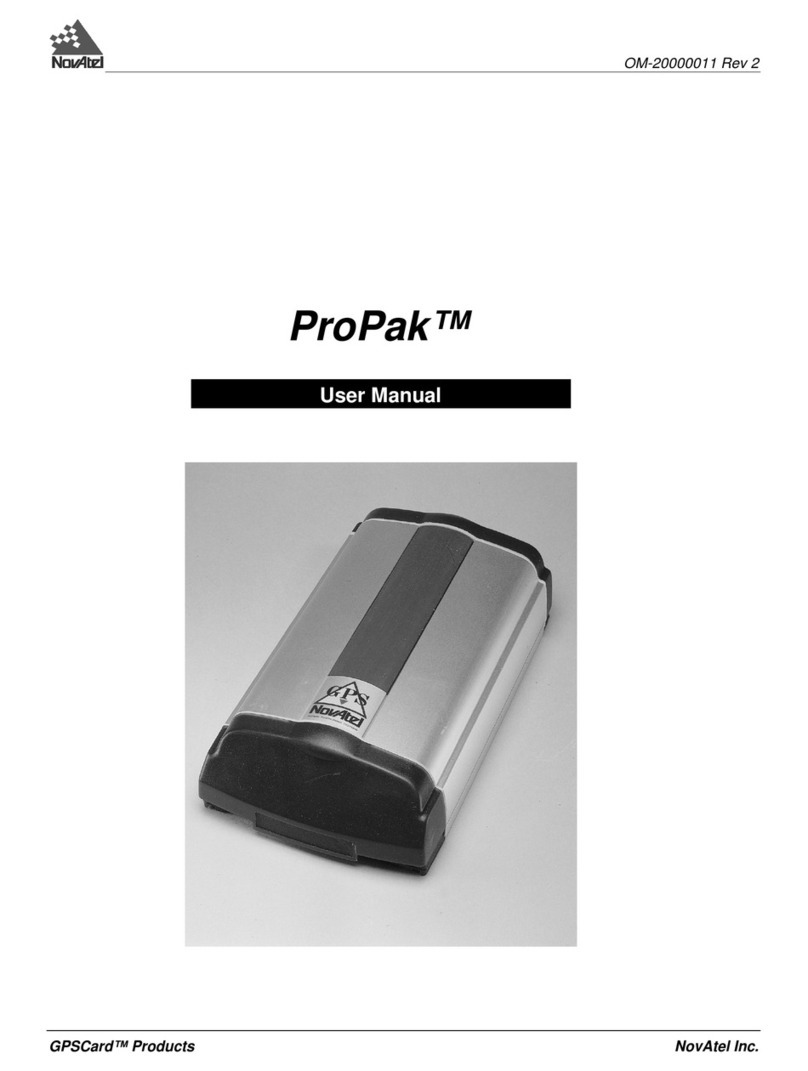 Novatel ProPak user manual