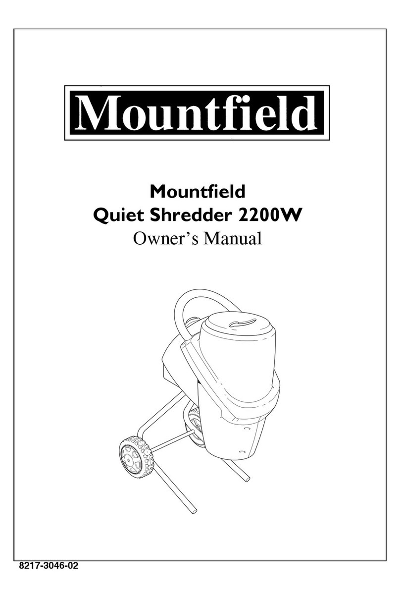 Mountfield K201 owner's manual