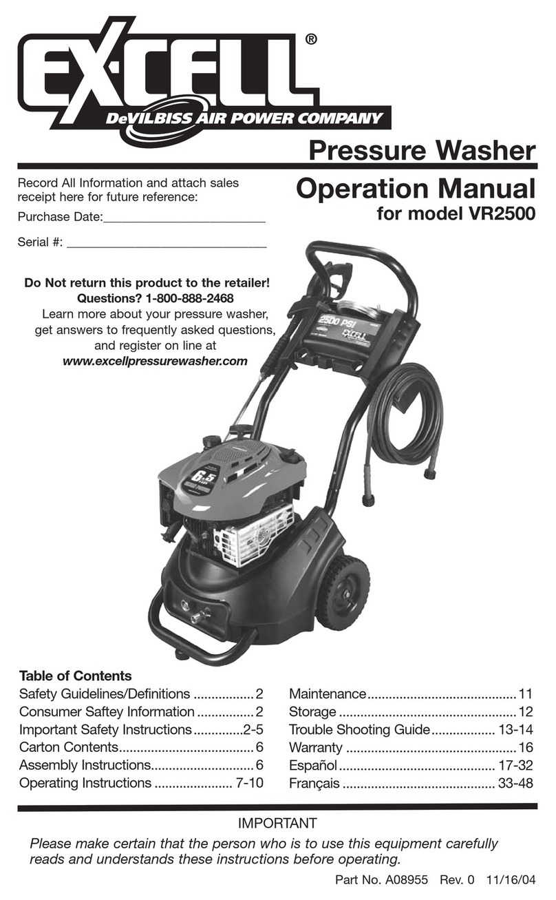 Excell VR2500 User manual