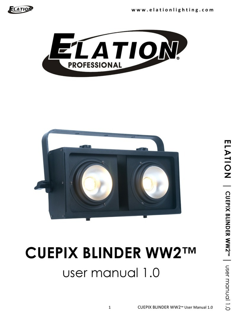 Elation CUEPIX BLINDER WW2 user manual