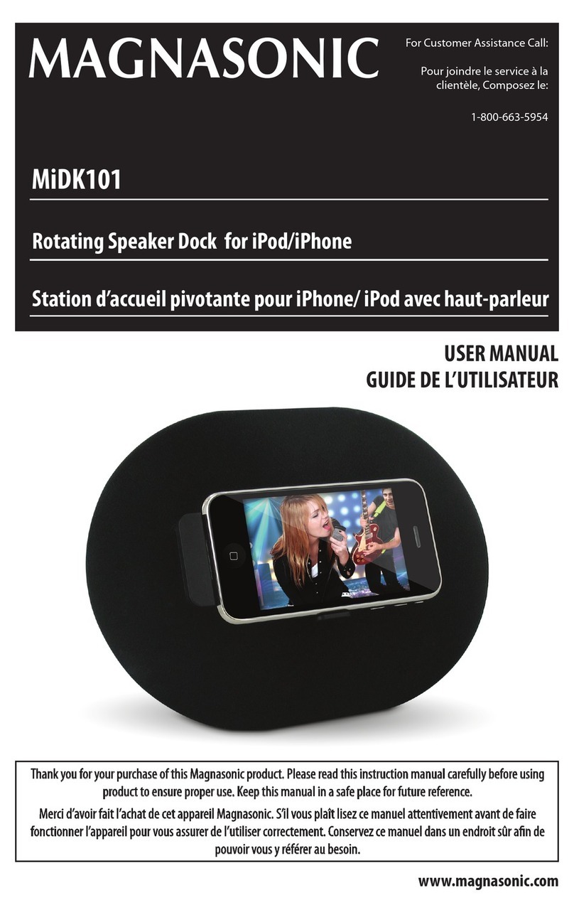 Magnasonic MiDK101 user manual