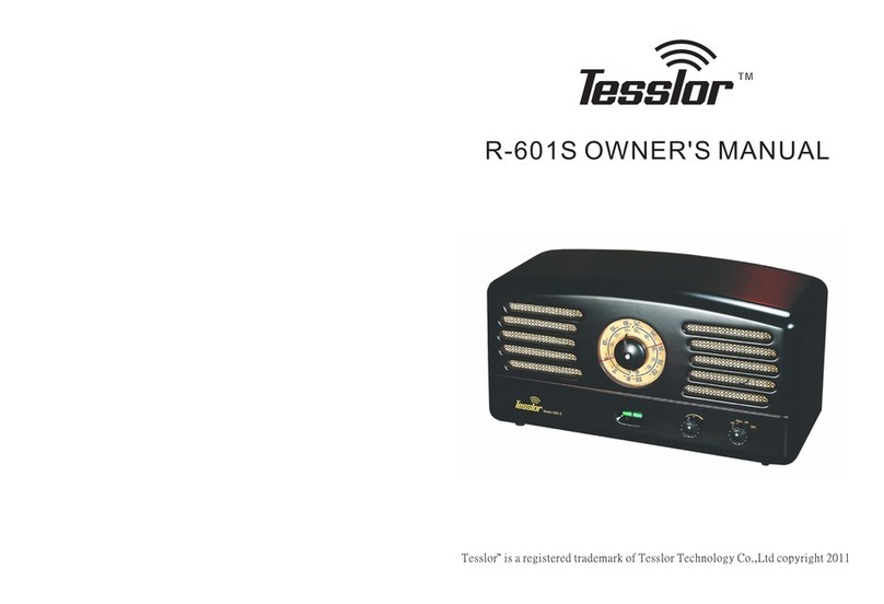 Tesslor Technology R-601S owner's manual