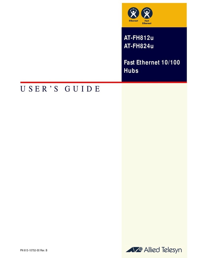 Allied Telesis AT FH812U  AT-FH812U AT-FH812U User manual