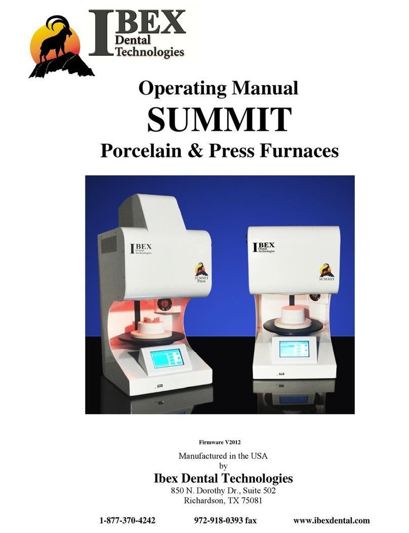 Ibex Dental Technologies SUMMIT operating manual