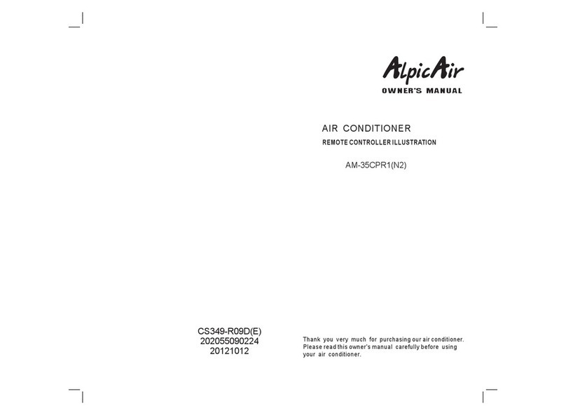 Alpic Air AM-35CPR1(N2) User manual Alpic Air AM-35CPR1(N2) User manual