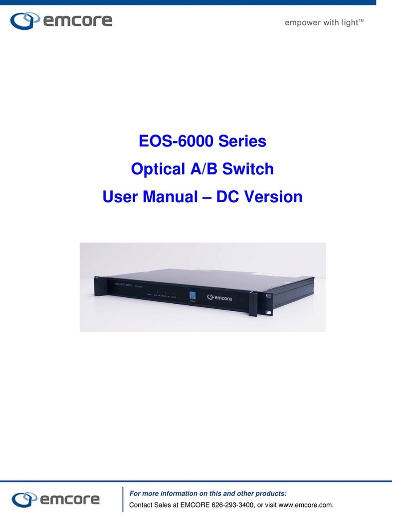 Emcore EOS-6000 Series user manual