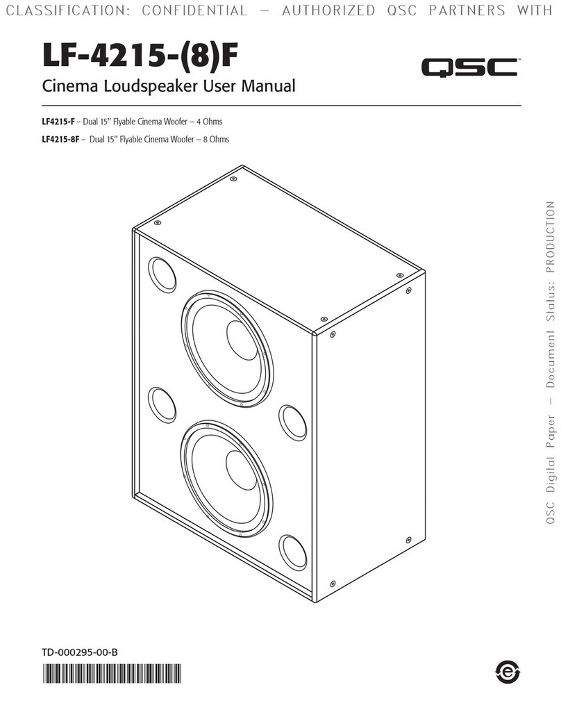 QSC LF4215-F User manual