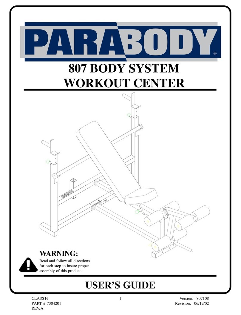 ParaBody 807 BODYSYSTEM user guide