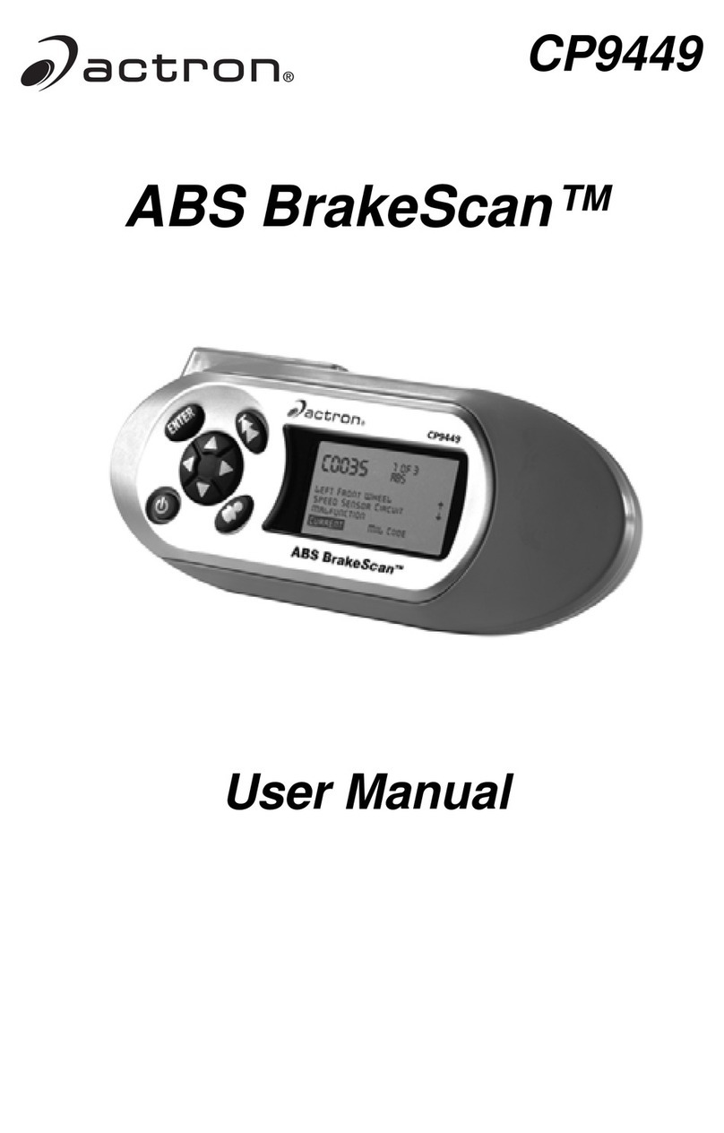 Actron ABS BrakeScan CP9449 user manual Actron ABS BrakeScan CP9449 user manual