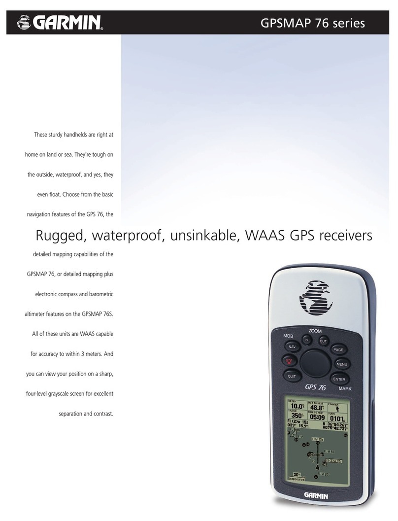 Garmin GPSMAP 76 series User manual