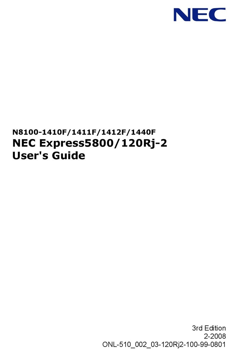 NEC N8100-1410F User manual