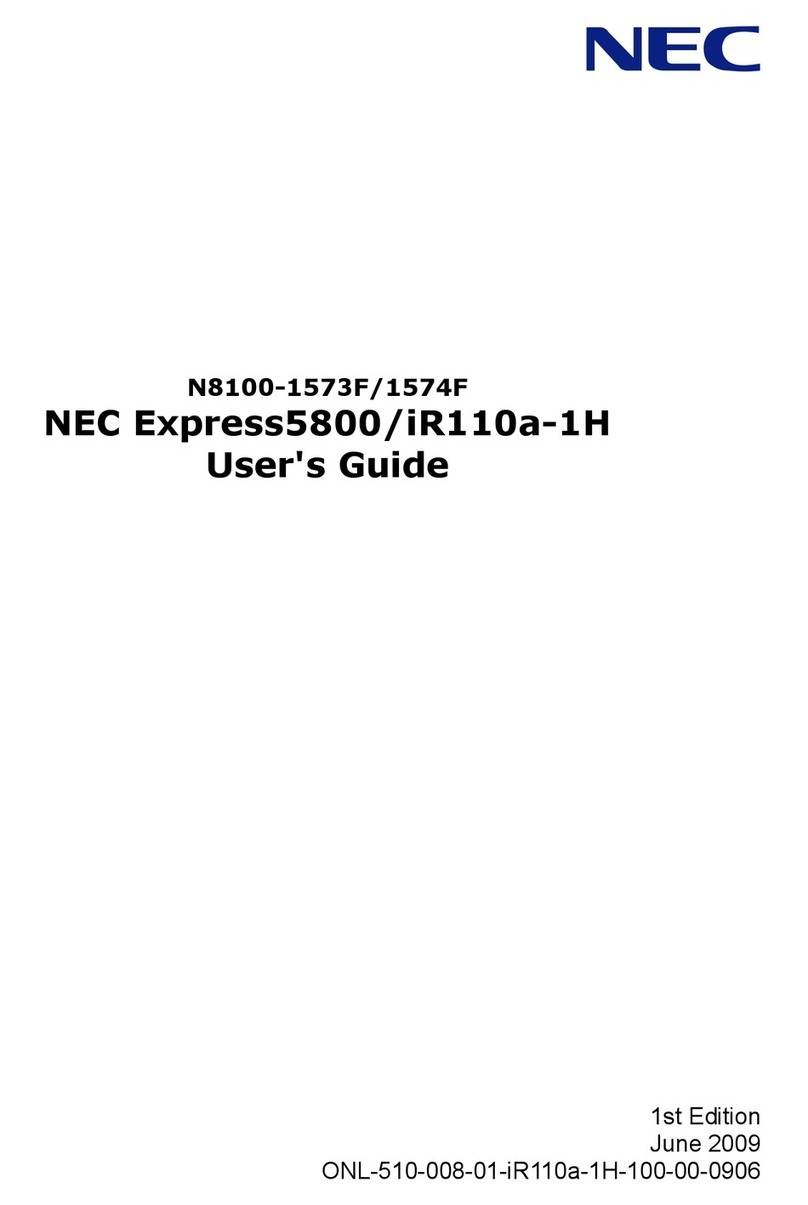 NEC N8100-1573F User manual