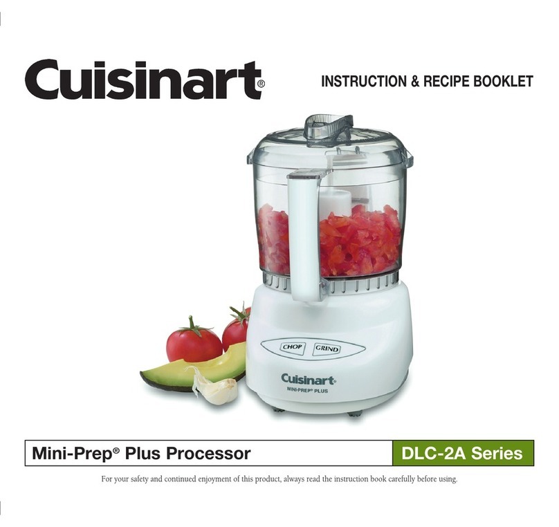 Cuisinart DLC-2A Series Operational manual