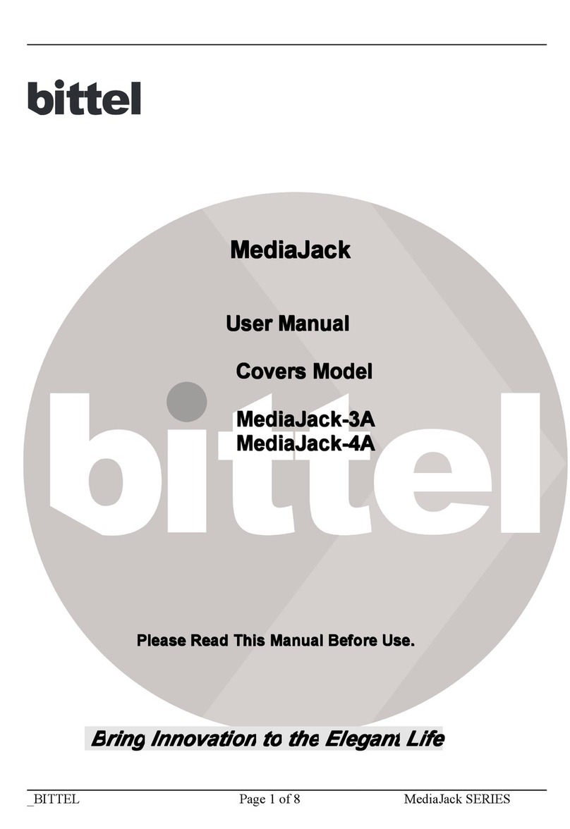 Bittel MediaJack-3A user manual
