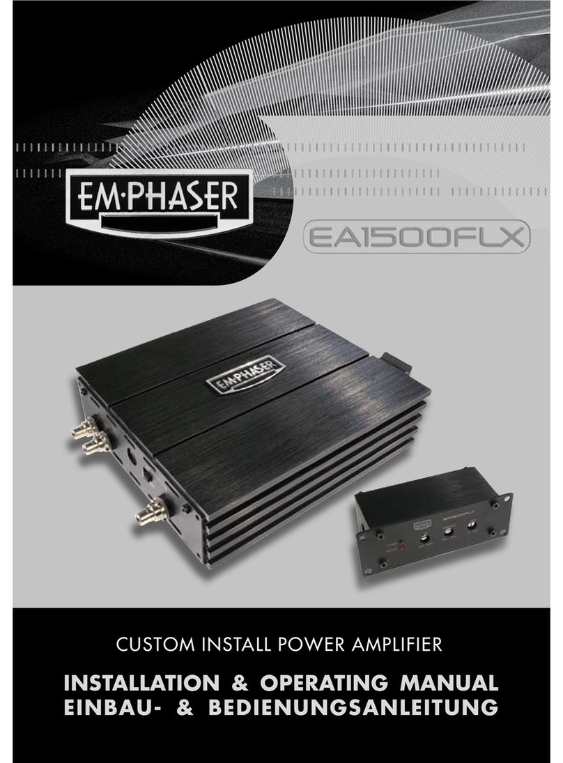 EMPHASER EA1500FLX User manual