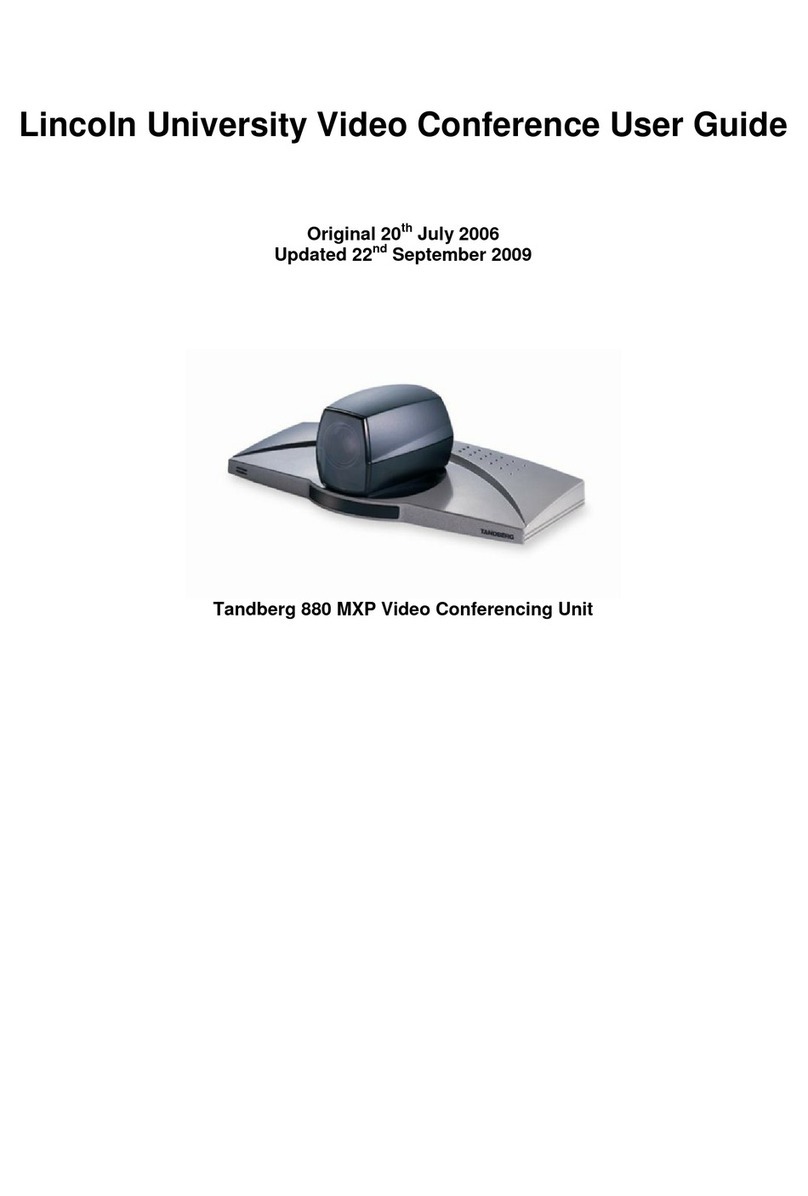 Tandberg Data 880 MXP user guide