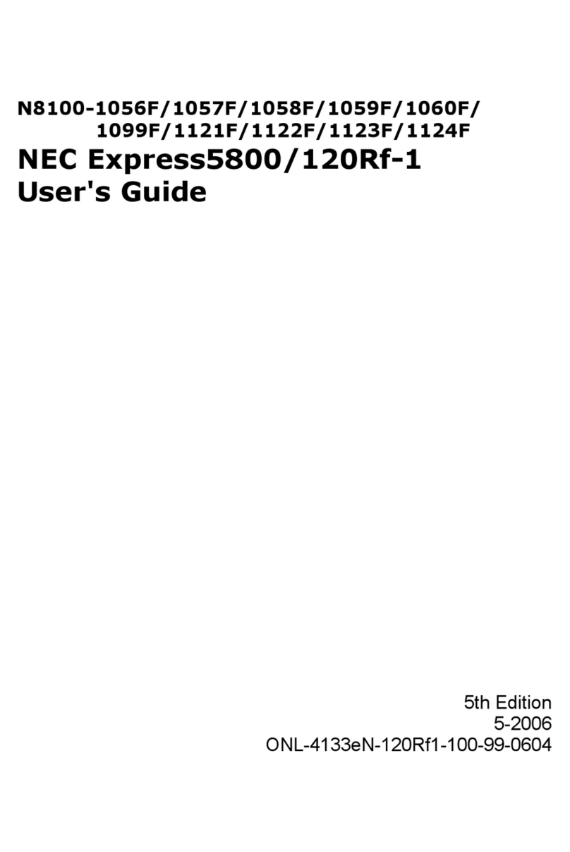 NEC N8100-1056F User manual