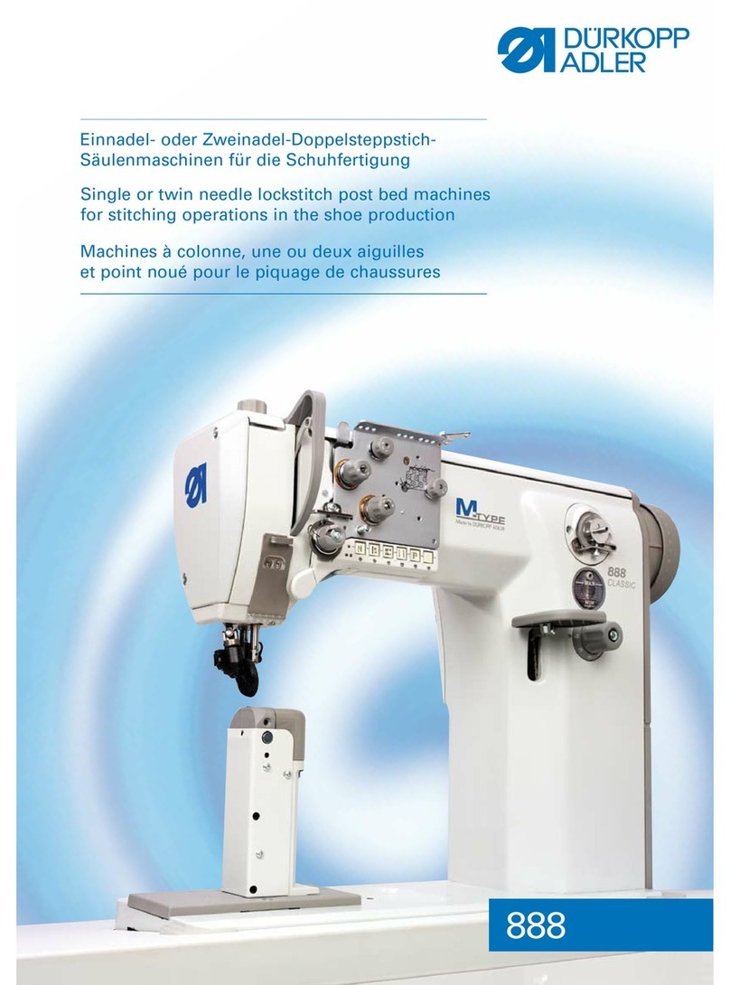 Duerkopp Adler 888 User manual