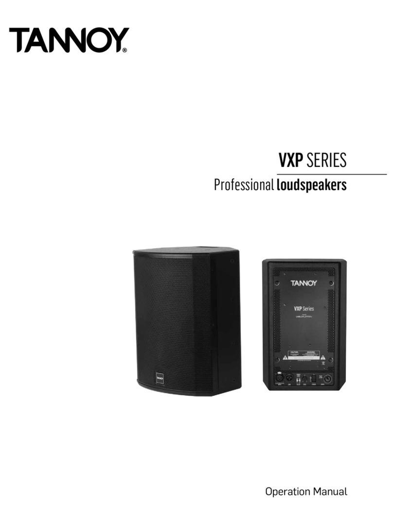 Tannoy VXP SERIES User manual