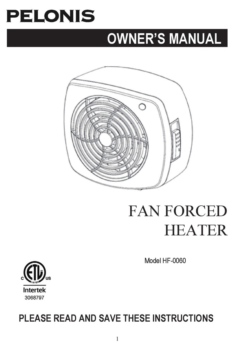 Pelonis HF-0060 owner's manual