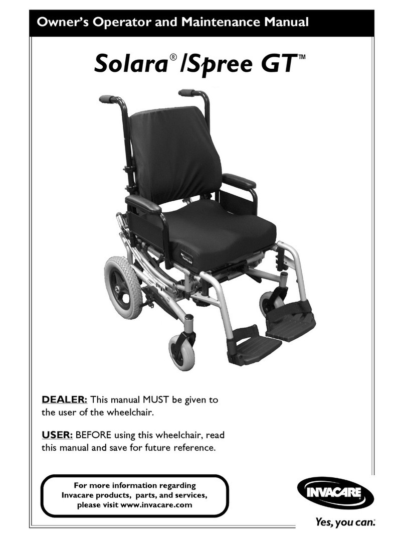 Invacare Solara Spree GT Manual