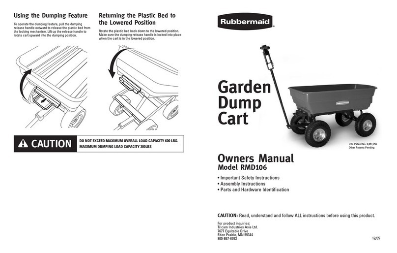 Rubbermaid RMD106 owner's manual