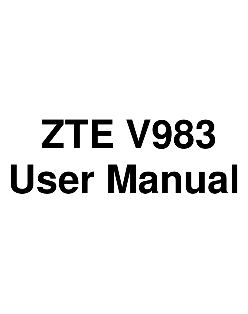 Zte V983 User manual