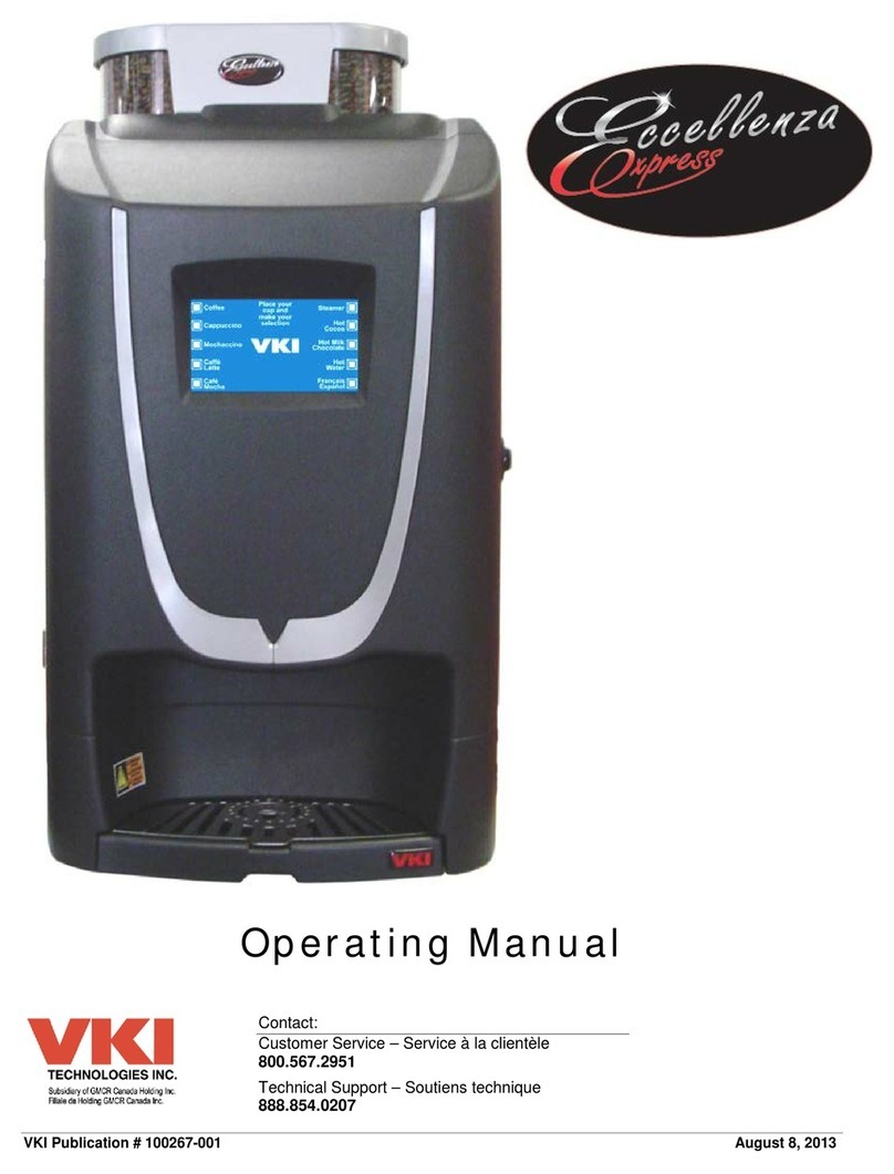 VKI Technologies Eccellenza Express User manual