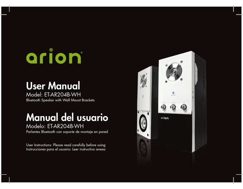 Arion ET-AR204B-WH User manual