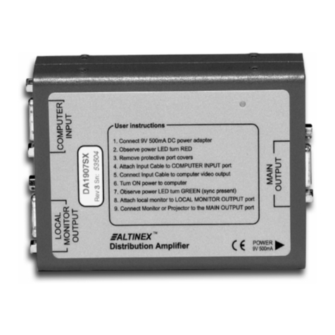 Altinex DA1907SX user guide