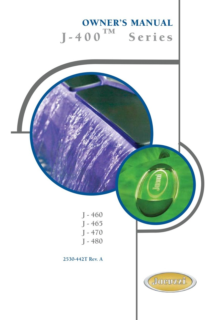 Jacuzzi J - 460 owner's manual Jacuzzi J - 460 owner's manual