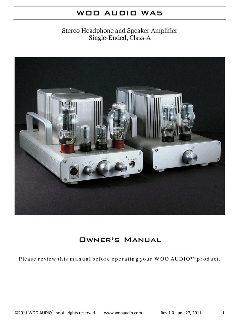 Woo Audio WA5 User manual
