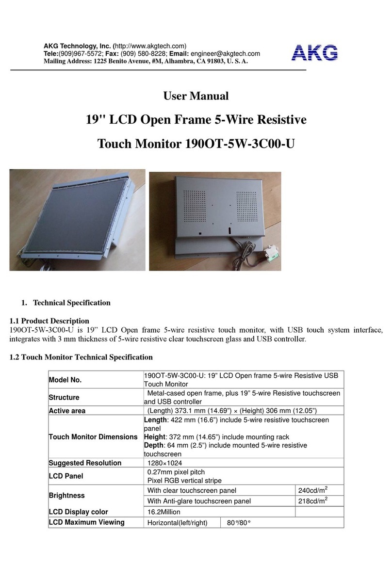 AKG 190OT-5W-3C00-U User manual