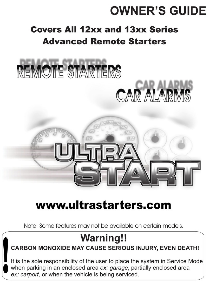 Ultra Start 12 SERIES User manual