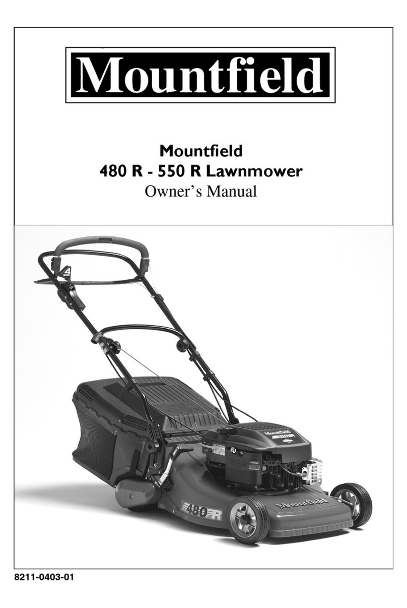 Mountfield 480R User manual Mountfield 480R User manual