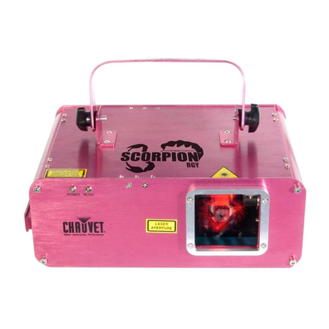 Chauvet Scorpion GBC User manual