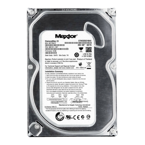 Maxtor STM31000528AS product manual