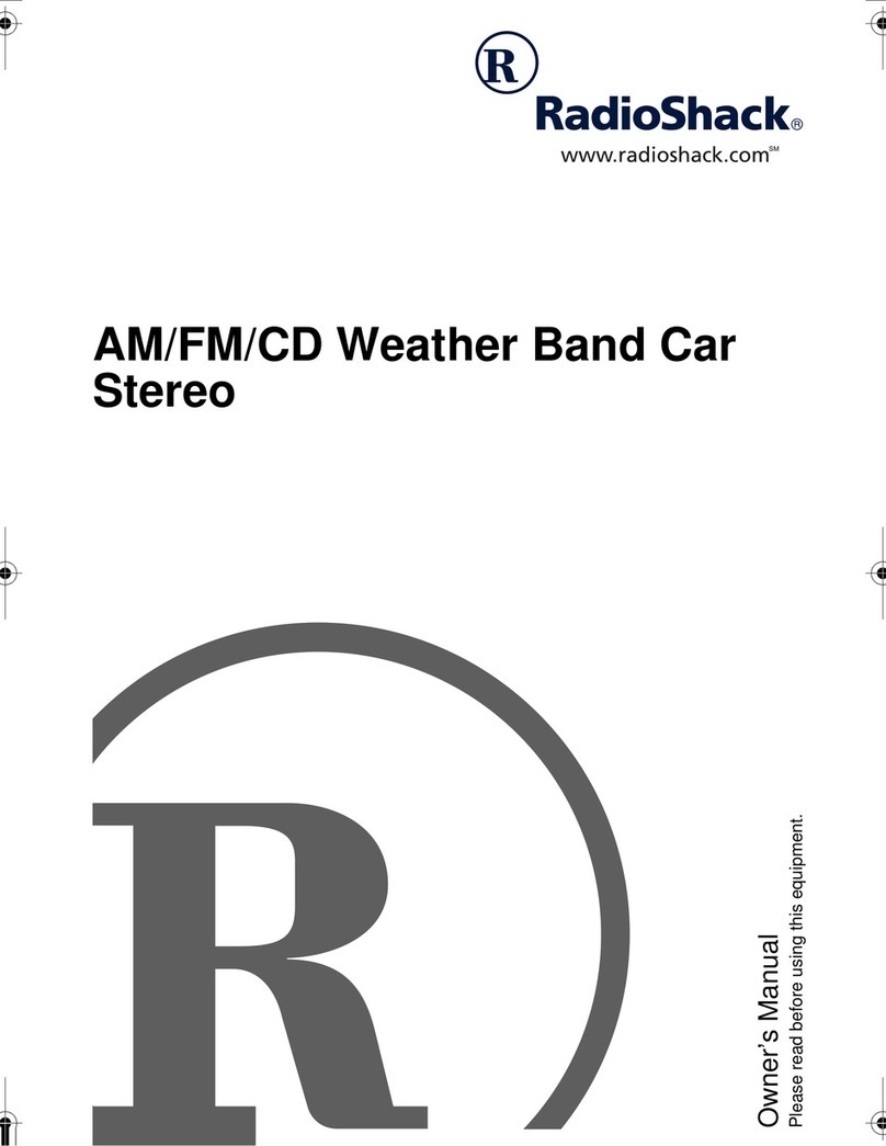 Radio Shack 12-2157 owner's manual