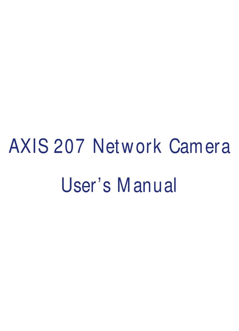 Axis AXIS 207 User manual