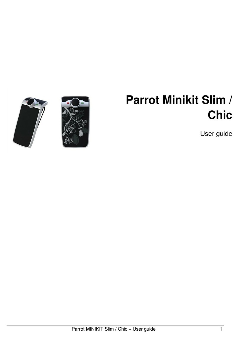 Parrot Minikit Slim / Chic user guide