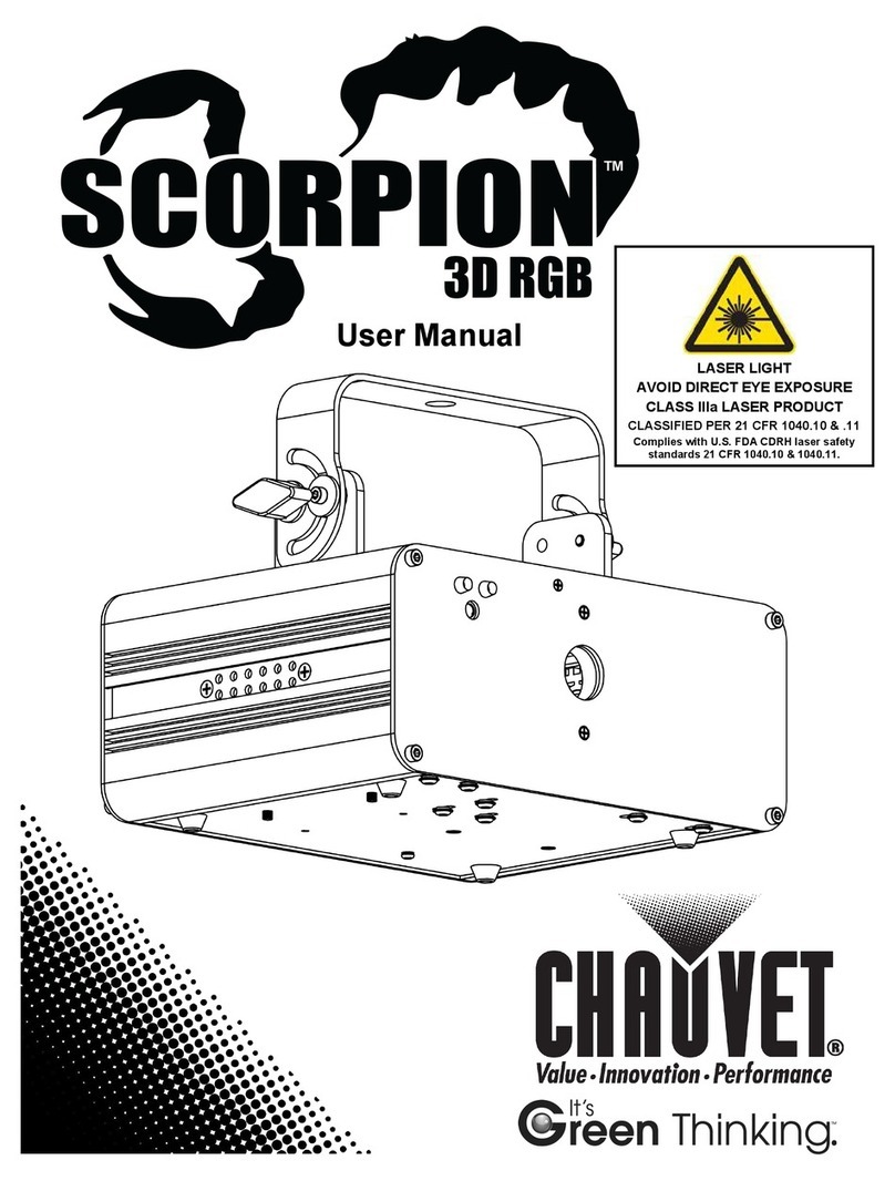 Chauvet Scorpion 3D RGB user manual