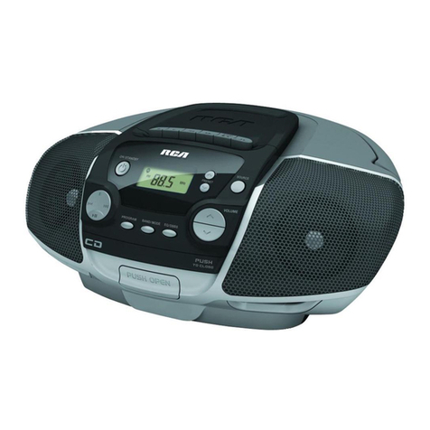 RCA RCD175 - Portable Cd Player User manual RCA RCD175 - Portable Cd Player User manual