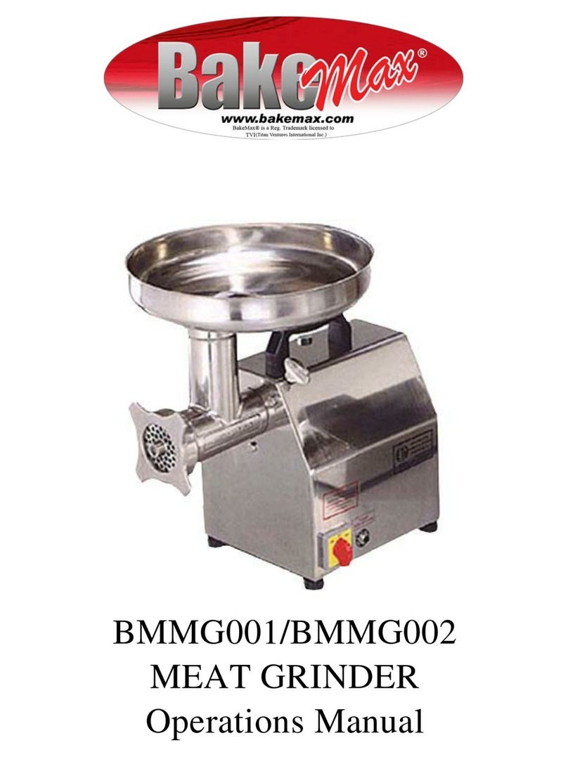 Bake Max BMMG001 Operation manual