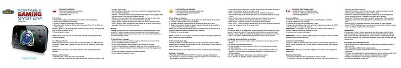 DreamGEAR Portable Gaming System User manual