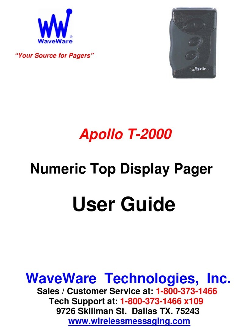 WaveWare Apollo T-2000 user guide