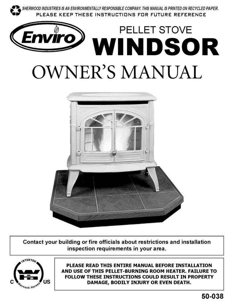 Enviro WINDSOR owner's manual